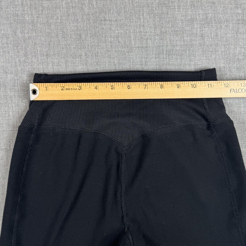 Alo Yoga 7/8 Airlift High-Waist Leggings Womens XS Black Ankle Ribbed Cuff Pants - Picture 10 of 10